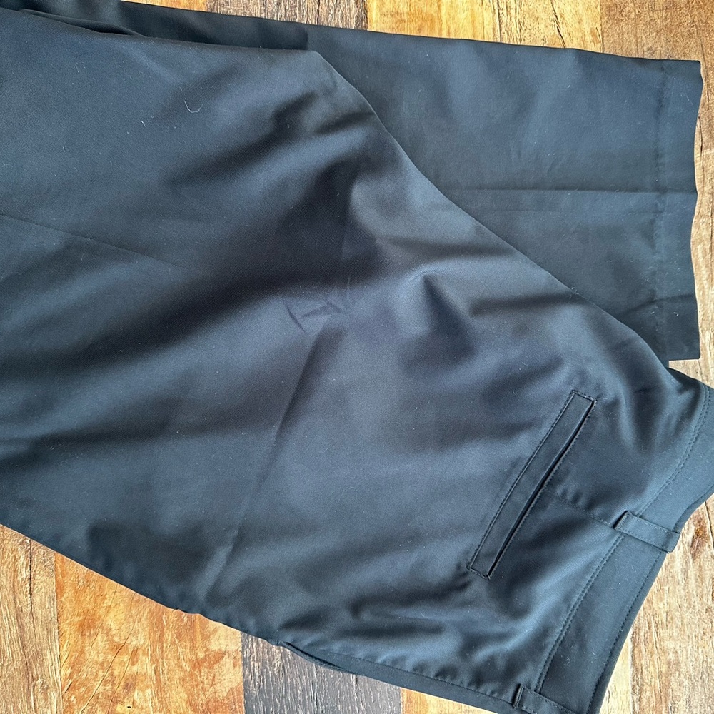 PGA Tour Men's Black Flat Front Pant